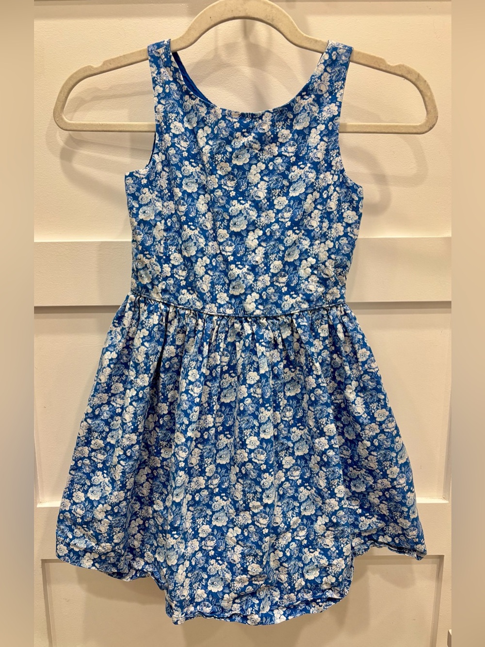 Polo by Ralph Lauren Blue Floral Tank Dress for Girls